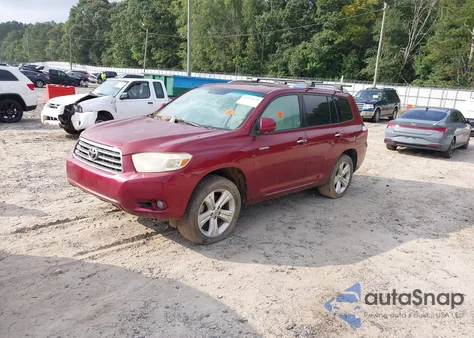 2010 Toyota Highlander Limited V6 из США, поврежденный, VIN JTEDK3EHXA2162859